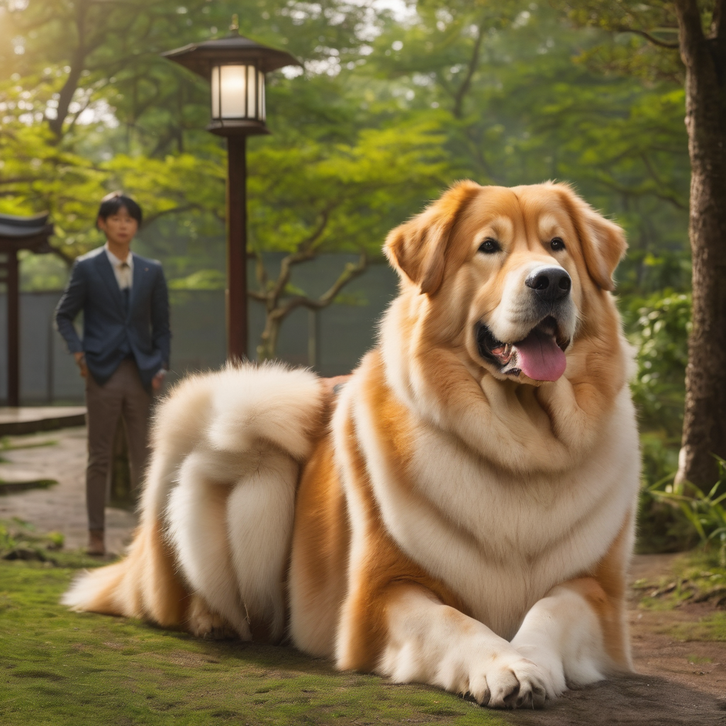 What are the characteristics and temperament of large Japanese dog breeds